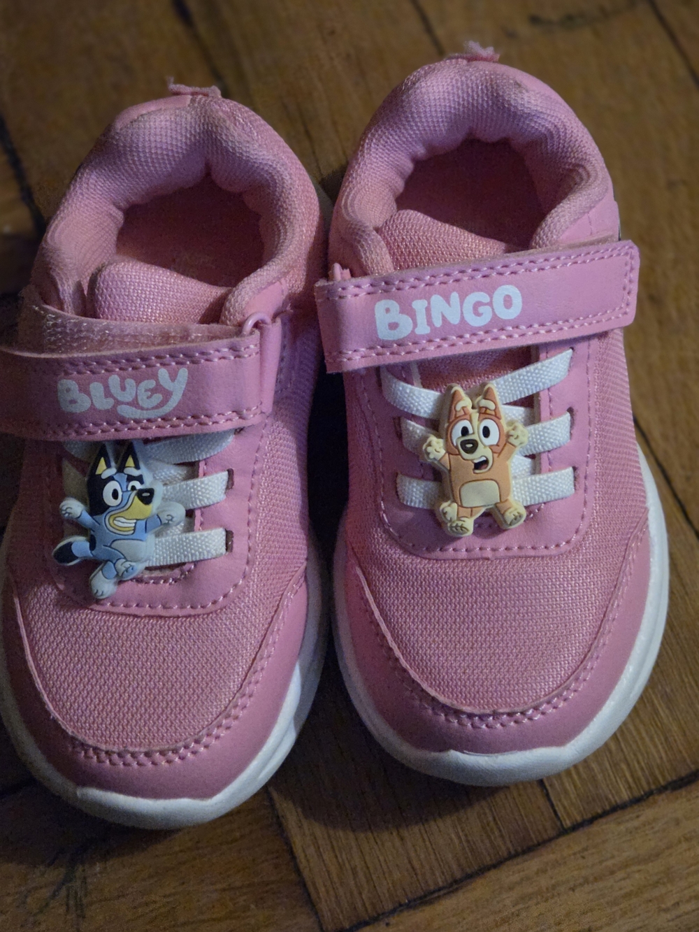 Primark Pink Kids Sneakers with Character Clips